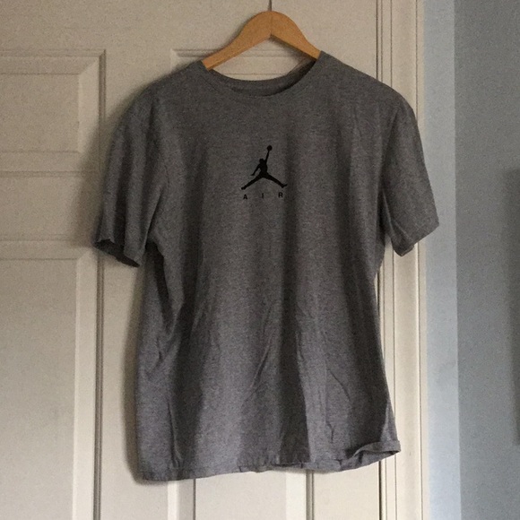 gray jordan t shirt